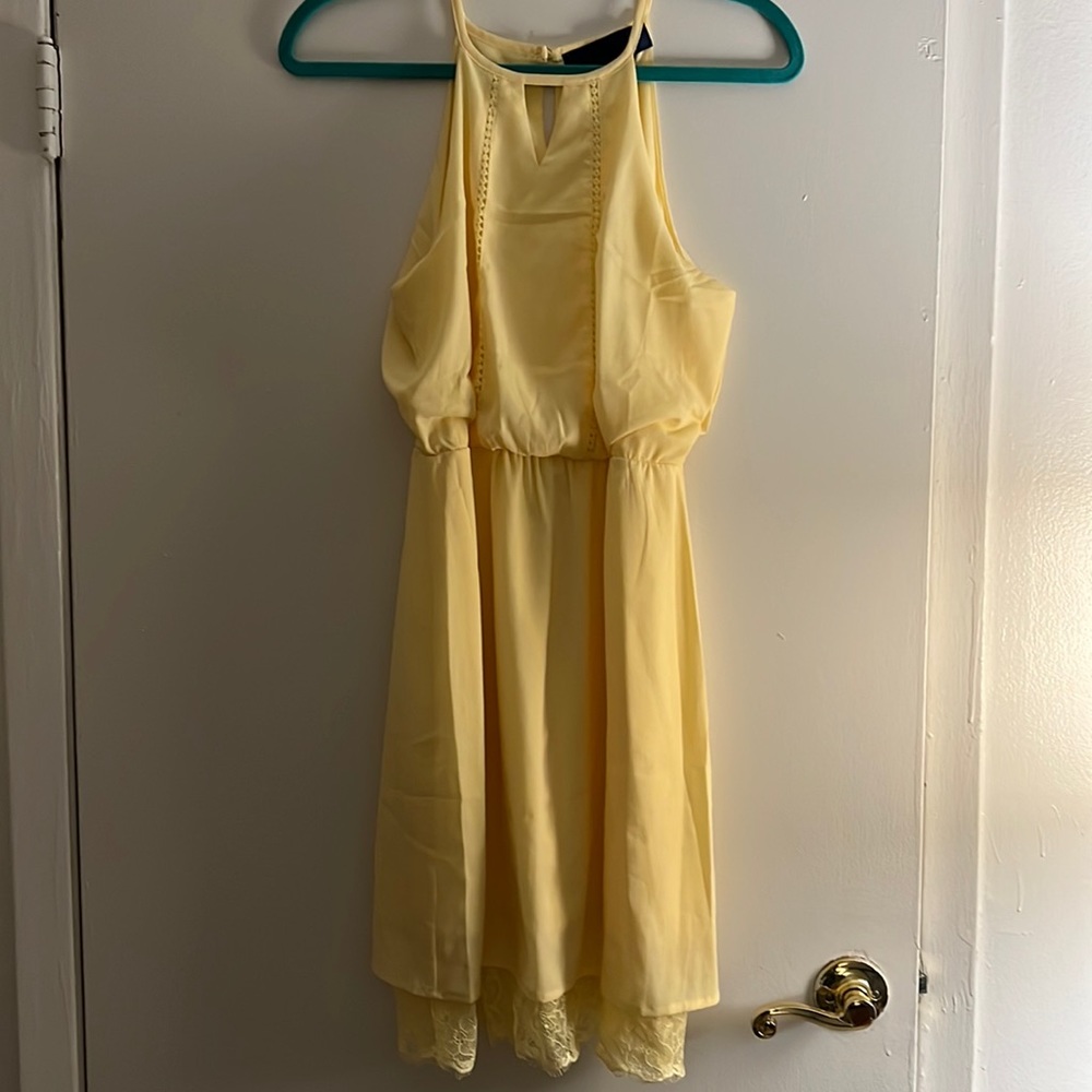 Yellow Lace Dress